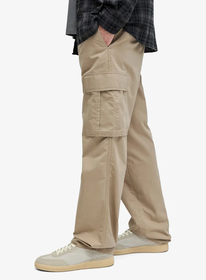 JJ Rebel  Regular Fit Cargo Pants for Men | Best Price UAE